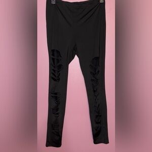 SHEIN Black Streamlined Leggings